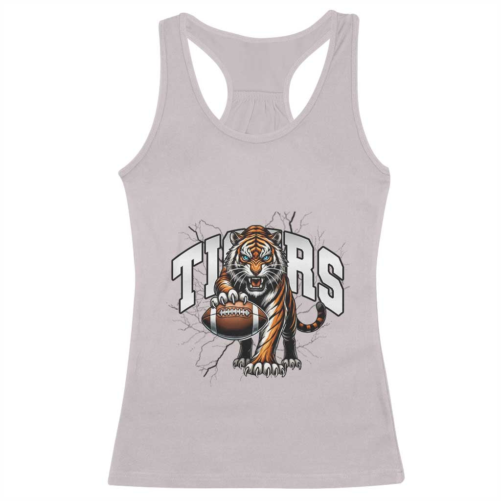 Funny BFT Gift For Football Lover Racerback Tank Top TS12 Ice Gray Print Your Wear