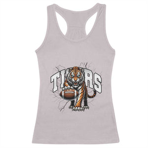Funny BFT Gift For Football Lover Racerback Tank Top TS12 Ice Gray Print Your Wear