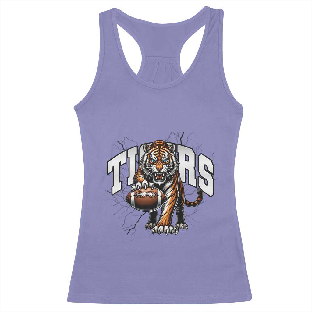 Funny BFT Gift For Football Lover Racerback Tank Top TS12 Violet Print Your Wear