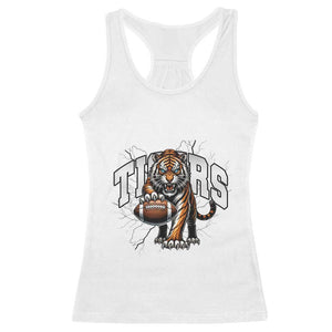 Funny BFT Gift For Football Lover Racerback Tank Top TS12 White Print Your Wear