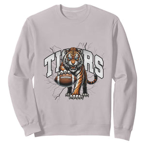 Funny BFT Gift For Football Lover Sweatshirt TS12 Ice Gray Print Your Wear