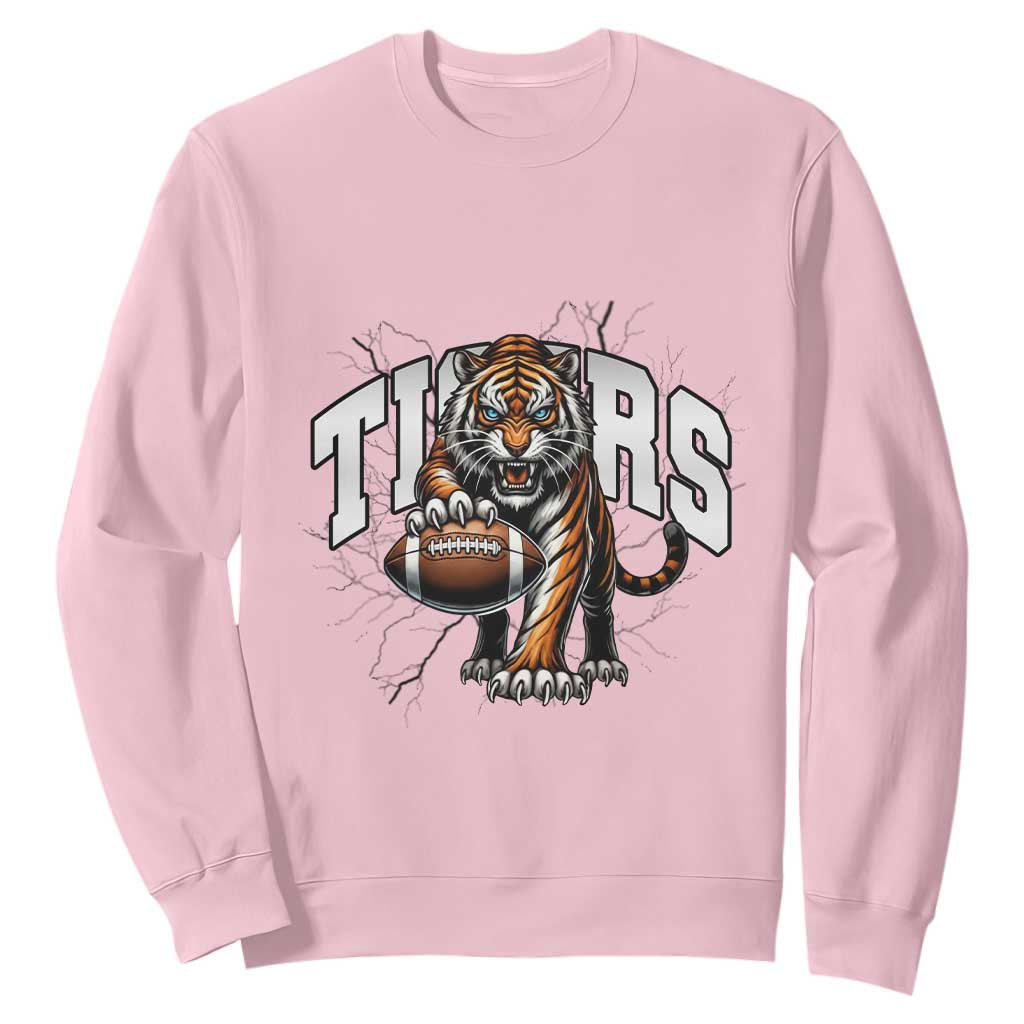 Funny BFT Gift For Football Lover Sweatshirt TS12 Light Pink Print Your Wear