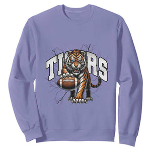 Funny BFT Gift For Football Lover Sweatshirt TS12 Violet Print Your Wear