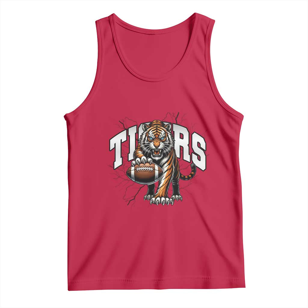 Funny BFT Gift For Football Lover Tank Top TS12 Red Print Your Wear