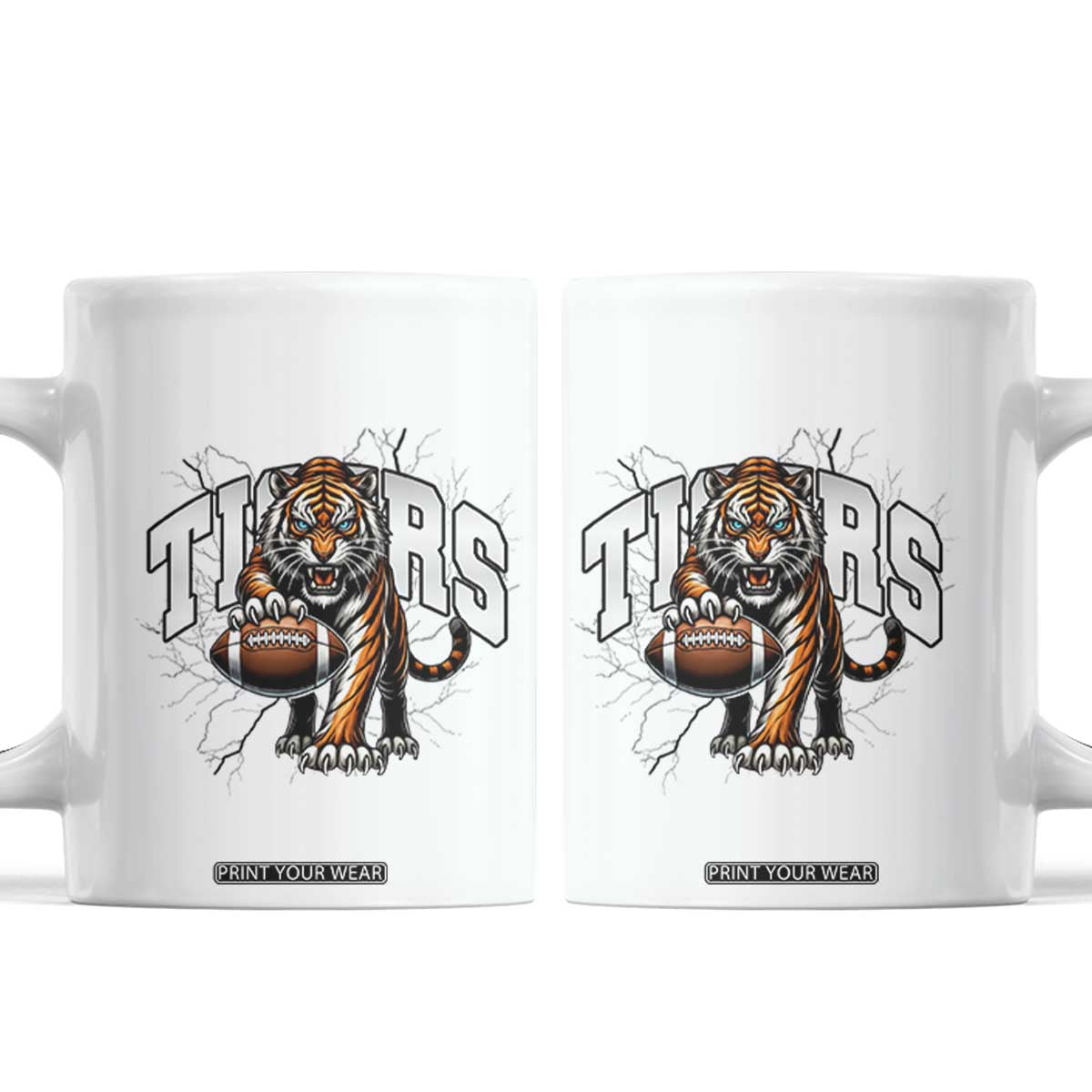 Funny BFT Gift For Football Lover Coffee Mug TS12 White Print Your Wear