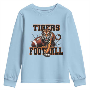 Funny BFT Game Day Gift Youth Sweatshirt TS12 Light Blue Print Your Wear