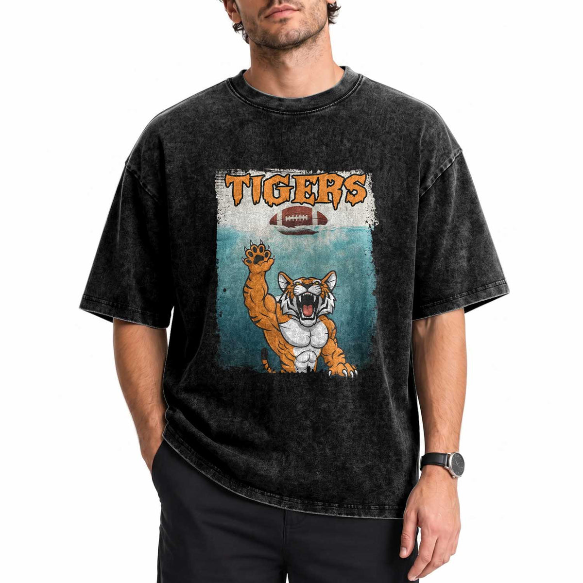 Funny BFT Horror Parody Gift Washed Cotton T-Shirt
