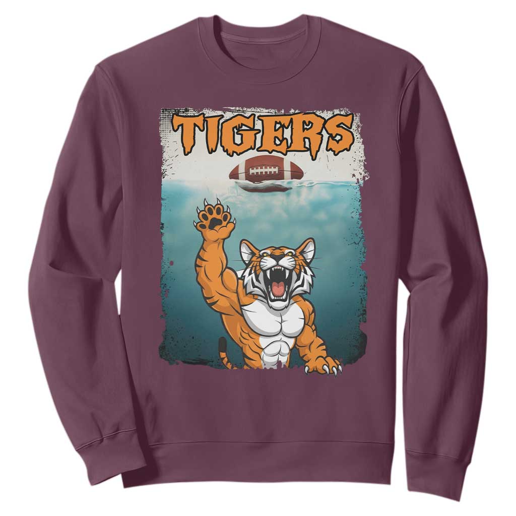 Funny BFT Horror Parody Gift Sweatshirt TS12 Maroon Print Your Wear