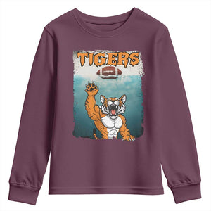 Funny BFT Horror Parody Gift Youth Sweatshirt TS12 Maroon Print Your Wear