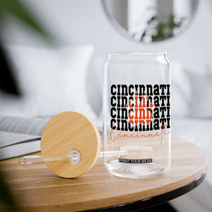 CF TGR Paw Football Lover Gift Glass Can TS12 Print Your Wear