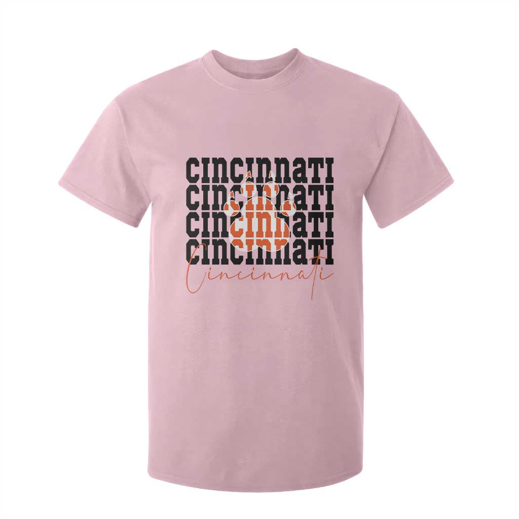 CF TGR Paw Football Lover Gift T Shirt For Kid TS12 Light Pink Print Your Wear