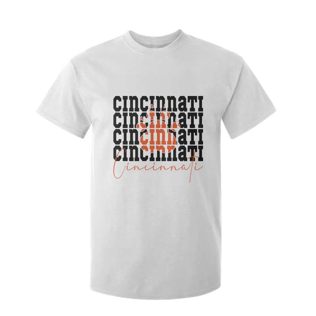 CF TGR Paw Football Lover Gift T Shirt For Kid TS12 White Print Your Wear