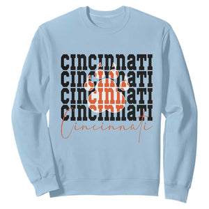 CF TGR Paw Football Lover Gift Sweatshirt TS12 Light Blue Print Your Wear