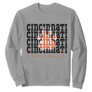CF TGR Paw Football Lover Gift Sweatshirt TS12 Sport Gray Print Your Wear