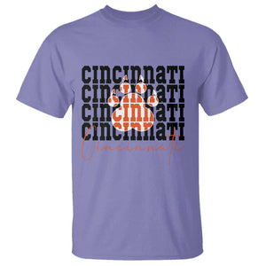 CF TGR Paw Football Lover Gift T Shirt TS12 Violet Print Your Wear