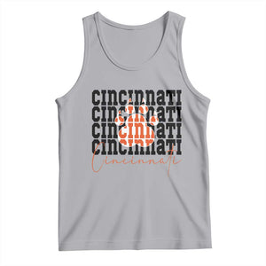 CF TGR Paw Football Lover Gift Tank Top TS12 Athletic Heather Print Your Wear