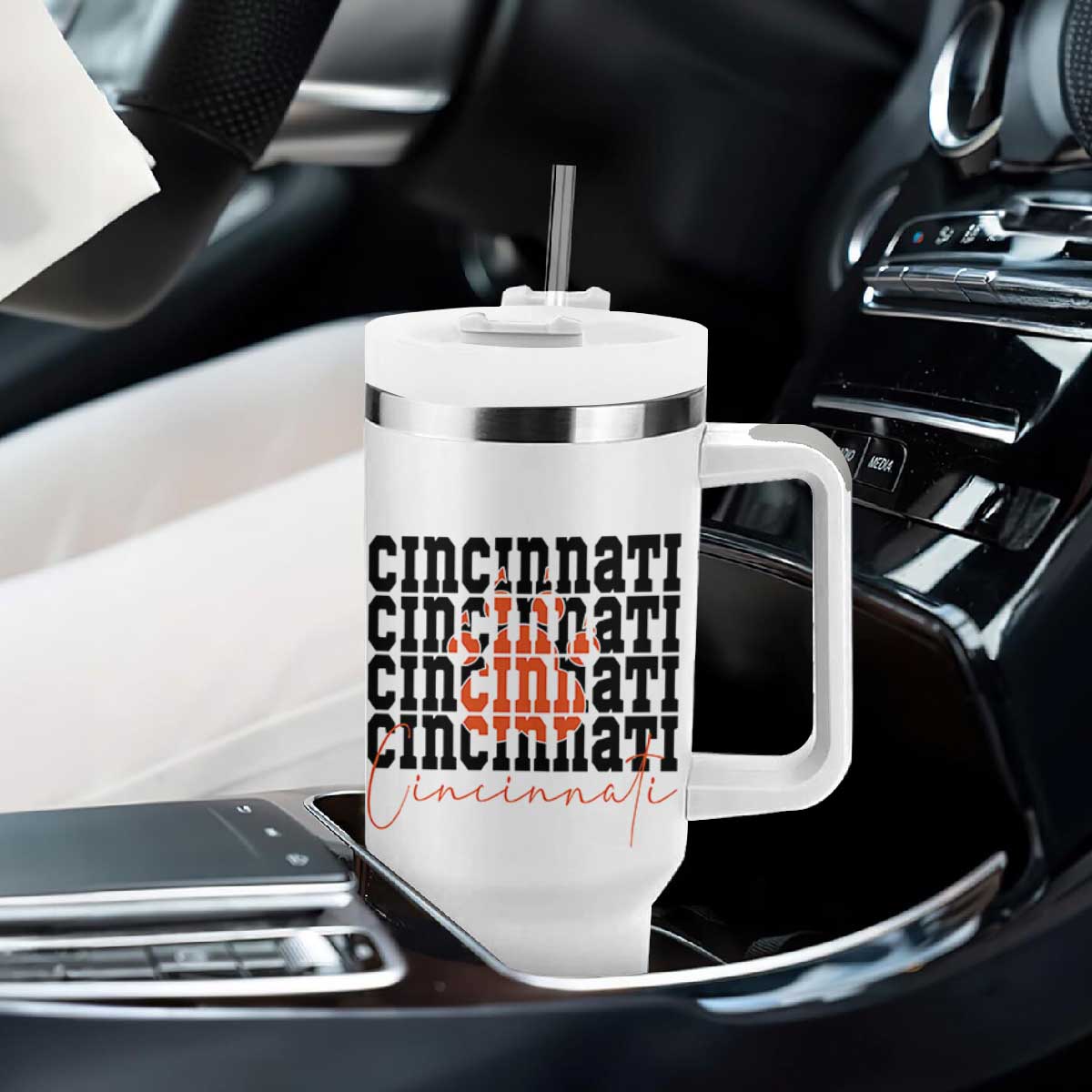 CF TGR Paw Football Lover Gift Tumbler With Handle TS12 Print Your Wear