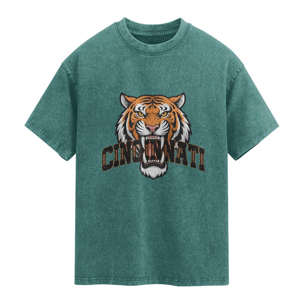Roaring CFBT Game Day Fans Gift Washed Cotton T-Shirt