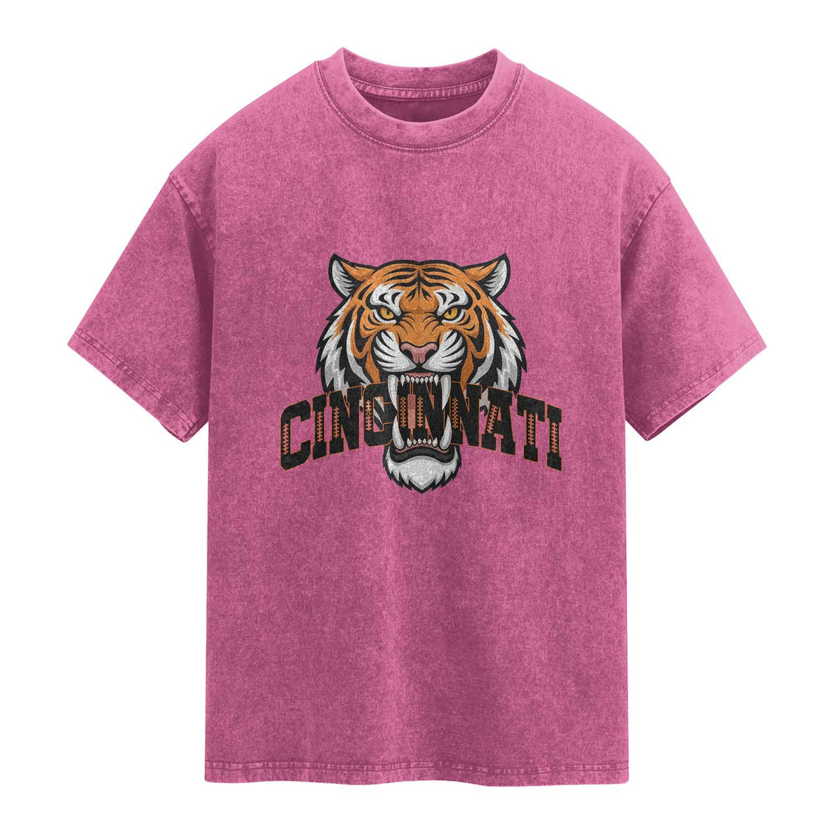 Roaring CFBT Game Day Fans Gift Washed Cotton T-Shirt