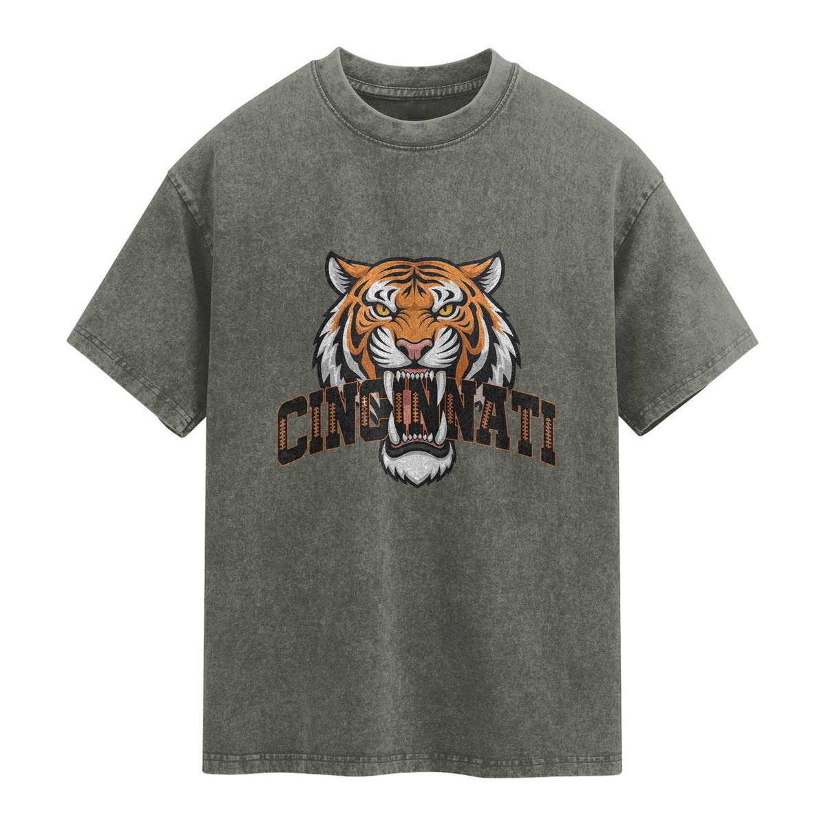 Roaring CFBT Game Day Fans Gift Washed Cotton T-Shirt