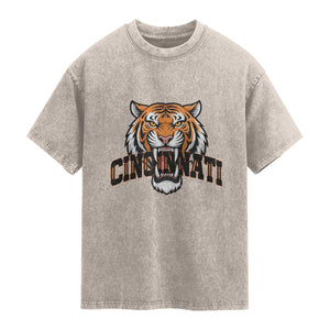 Roaring CFBT Game Day Fans Gift Washed Cotton T-Shirt
