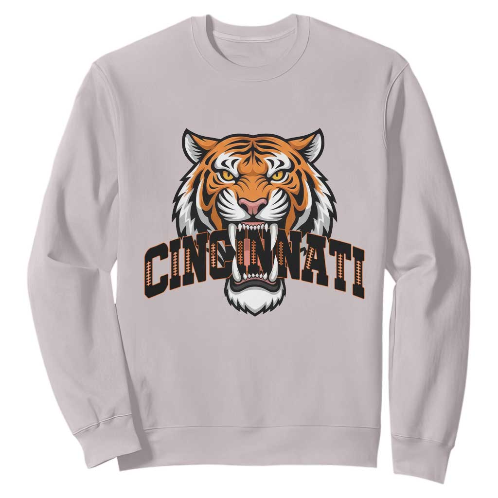 Roaring CFBT Game Day Fans Gift Sweatshirt TS12 Ice Gray Print Your Wear