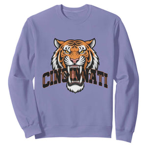 Roaring CFBT Game Day Fans Gift Sweatshirt TS12 Violet Print Your Wear