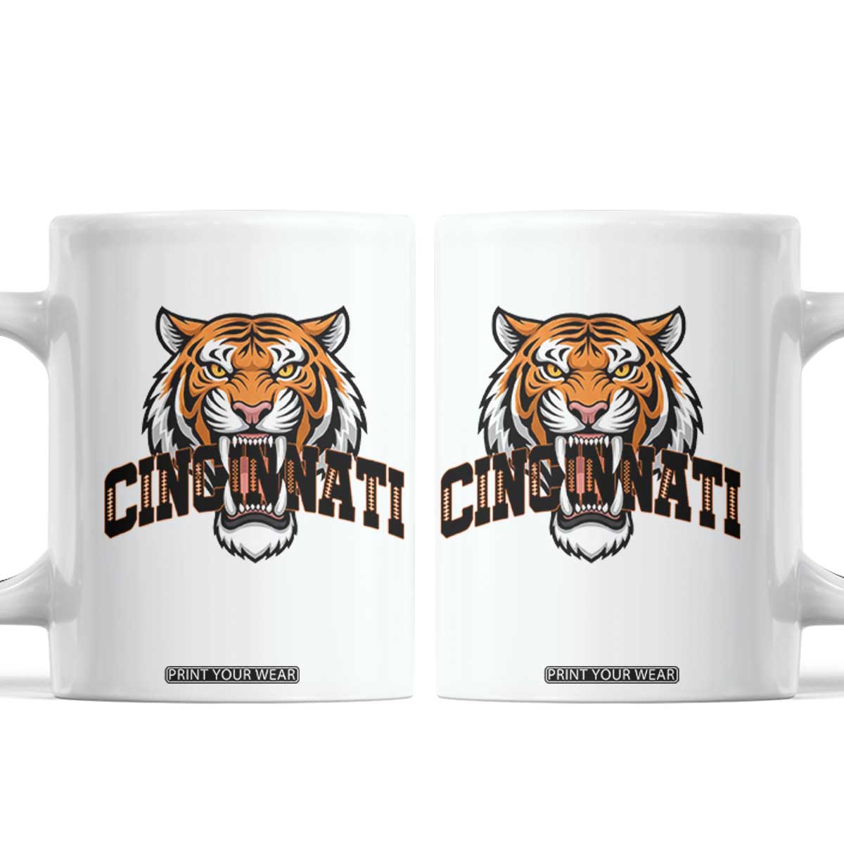 Roaring CFBT Game Day Fans Gift Coffee Mug TS12 White Print Your Wear