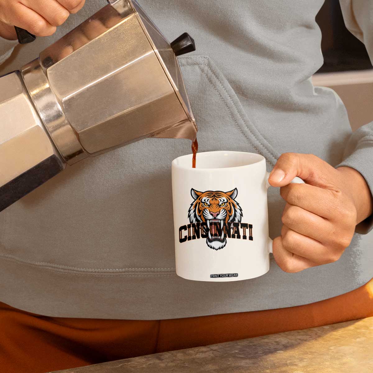 Roaring CFBT Game Day Fans Gift Coffee Mug TS12 Print Your Wear
