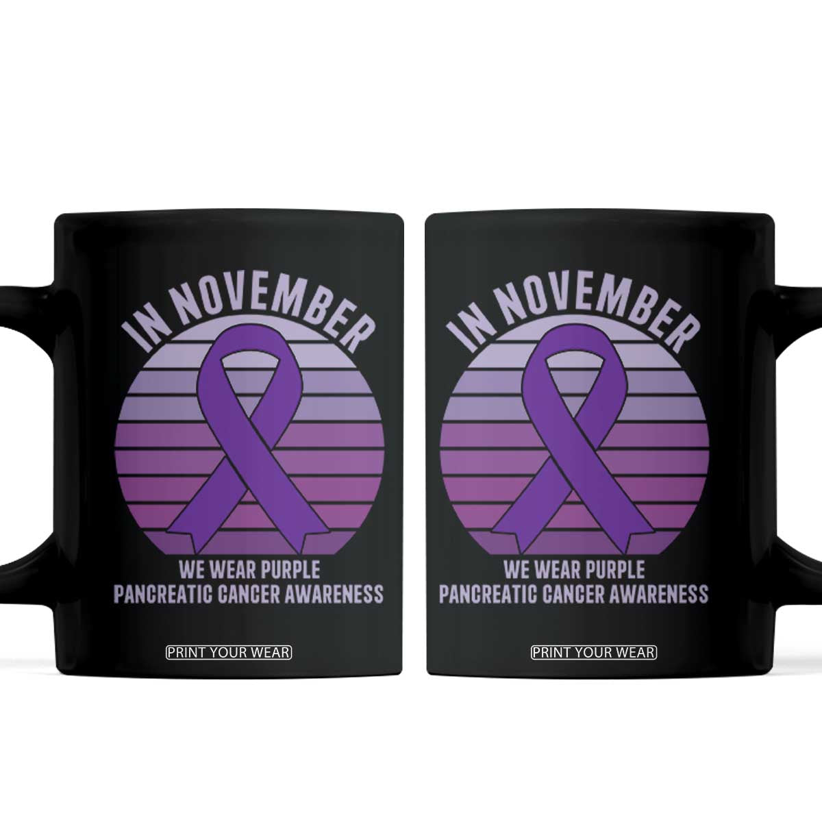 Pancreatic Cancer Support Fighter Coffee Mug In November We Wear Purple