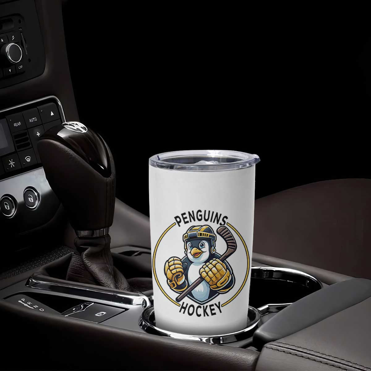 Funny Penguin Hockey Player Tumbler Cup Gift For Animal Lovers TS12 Print Your Wear