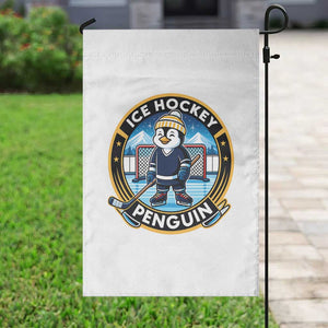 Funny Penguin Hockey Player Garden Flag Sports Fan Gift TS12 Print Your Wear