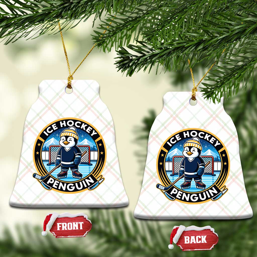 Funny Penguin Hockey Player Ceramic Ornament Sports Fan Gift TS12 Print Your Wear