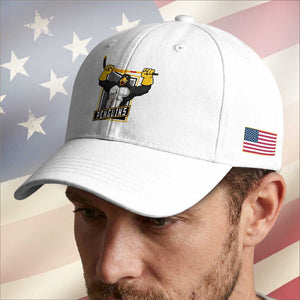 Funny Ice Hockey Player Gift Baseball Cap Penguin Power TS12 Print Your Wear