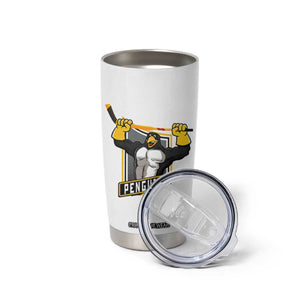 Funny Ice Hockey Player Gift Tumbler Cup Penguin Power TS12 Print Your Wear
