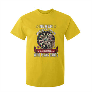 Never Underestimate An Old Man Plays Darts T Shirt For Kid Gothic Darts Player TS12 Daisy Print Your Wear