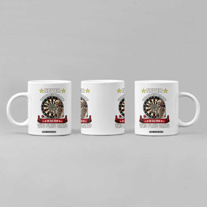 Never Underestimate An Old Man Plays Darts Coffee Mug Gothic Darts Player TS12 Print Your Wear