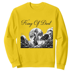 Greek Mythology Poseidon Dartist Sweatshirt King Of Dart Thrower TS12 Daisy Print Your Wear