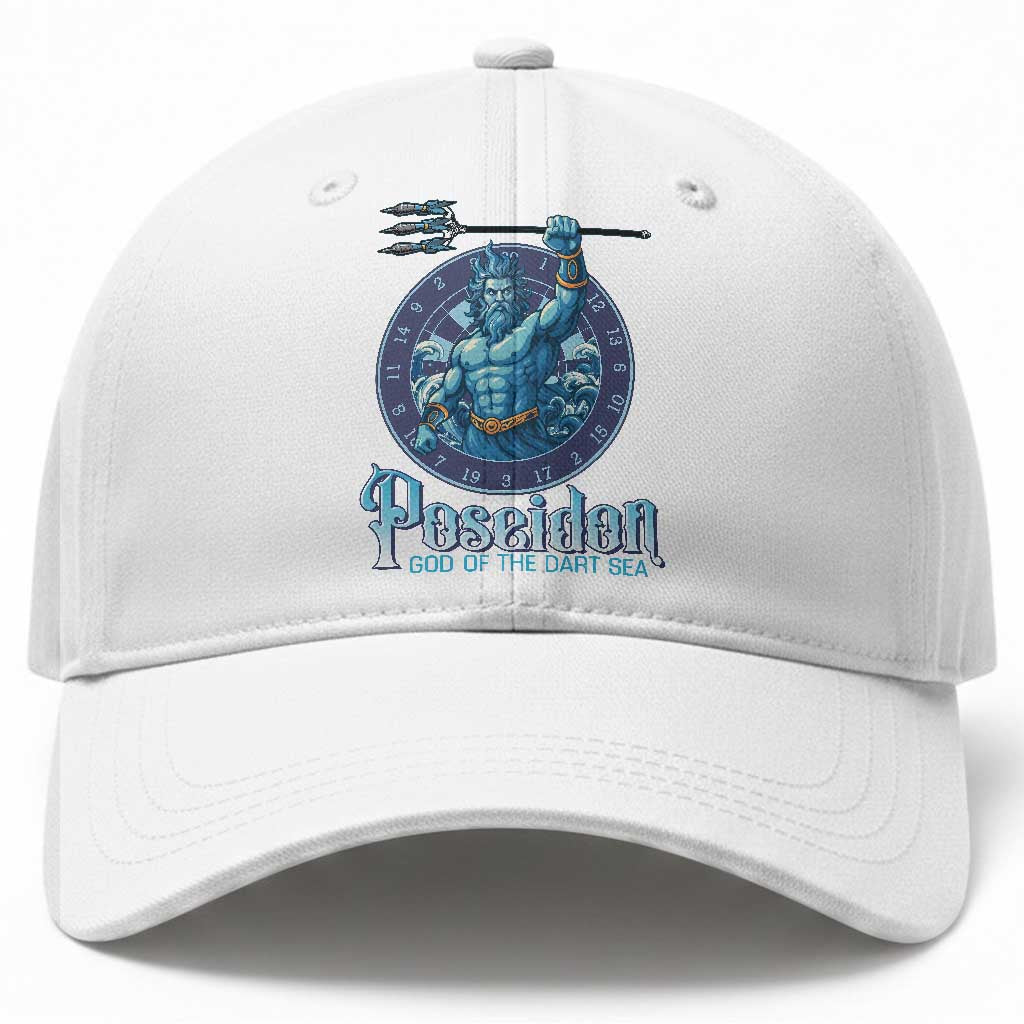 Ancient Greek Mythology Poseidon Dartist Baseball Cap God Of The Dart Sea Trident TS12 Print Your Wear