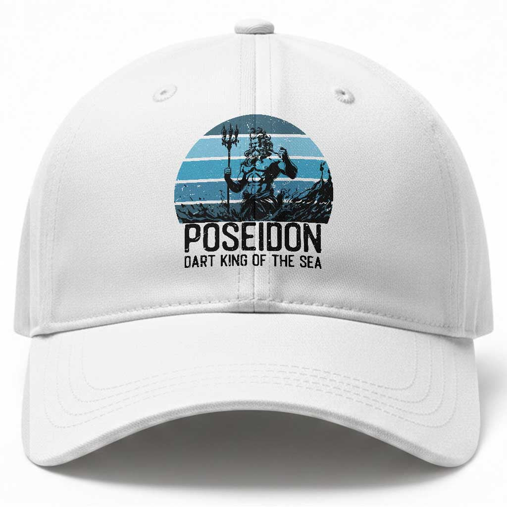 Ancient Greek Mythology Poseidon Dartist Baseball Cap Dart King Of The Sea Trident TS12 Print Your Wear