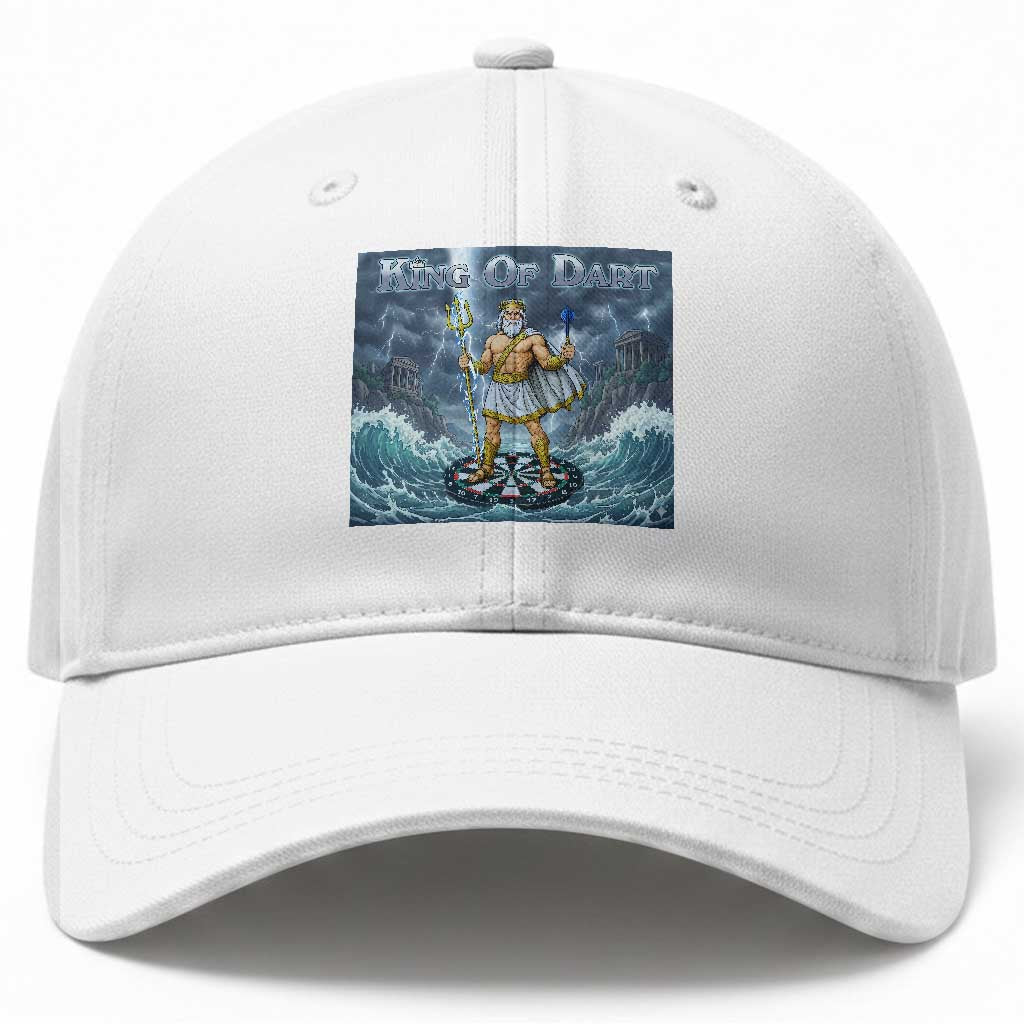 Greek Mythology Poseidon Dart Player Baseball Cap King Of Dart Trident Thrower TS12 Print Your Wear