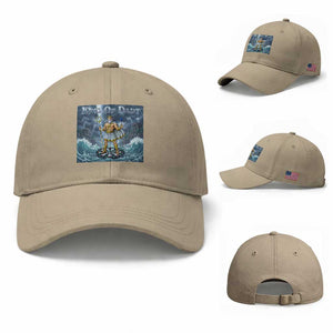 Greek Mythology Poseidon Dart Player Baseball Cap King Of Dart Trident Thrower TS12 Baseball Cap Universal Fit Khaki Print Your Wear