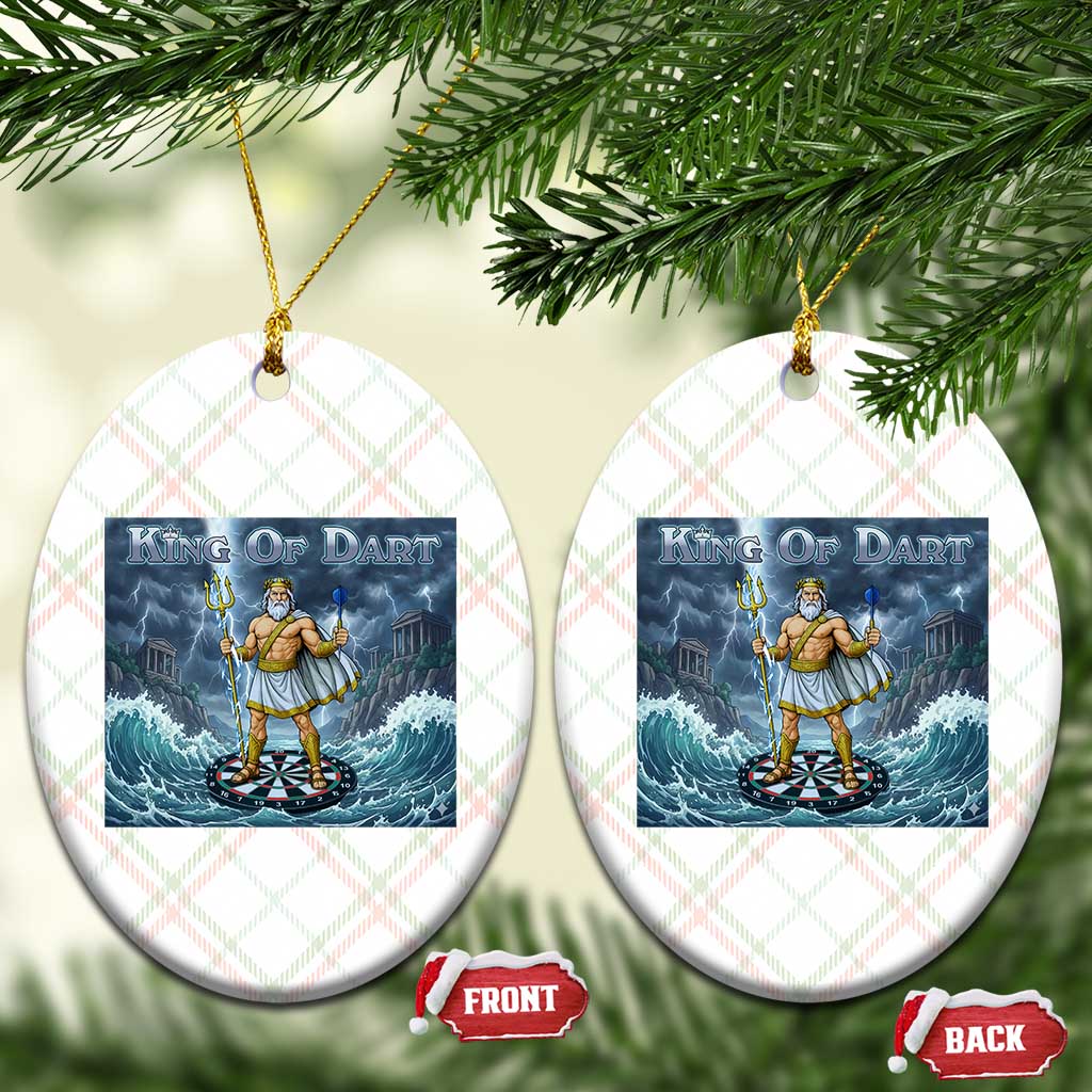 Greek Mythology Poseidon Dart Player Ceramic Ornament King Of Dart Trident Thrower TS12 Print Your Wear