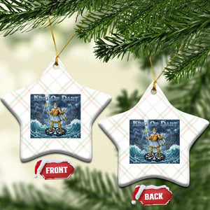 Greek Mythology Poseidon Dart Player Ceramic Ornament King Of Dart Trident Thrower TS12 Print Your Wear