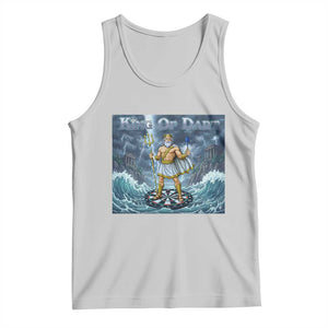 Greek Mythology Poseidon Dart Player Tank Top King Of Dart Trident Thrower TS12 Ash Print Your Wear