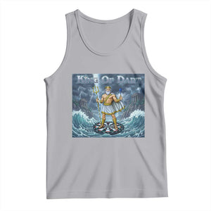 Greek Mythology Poseidon Dart Player Tank Top King Of Dart Trident Thrower TS12 Athletic Heather Print Your Wear