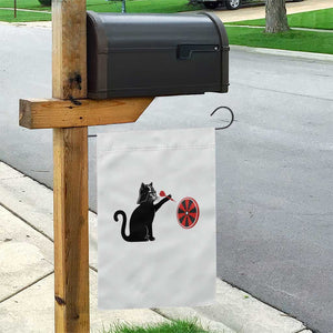 Black Cat Lord Darts Player Garden Flag Funny Space Scifi Dartist Gift TS12 Print Your Wear