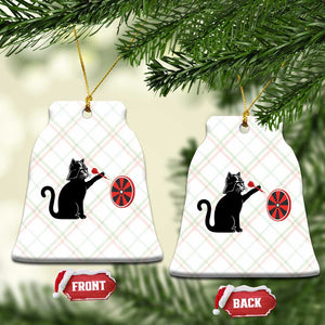 Black Cat Lord Darts Player Ceramic Ornament Funny Space Scifi Dartist Gift TS12 Print Your Wear