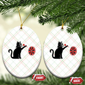 Black Cat Lord Darts Player Ceramic Ornament Funny Space Scifi Dartist Gift TS12 Print Your Wear
