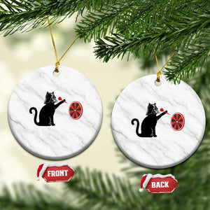 Black Cat Lord Darts Player Ceramic Ornament Funny Space Scifi Dartist Gift TS12 1pc White Marble Print Your Wear